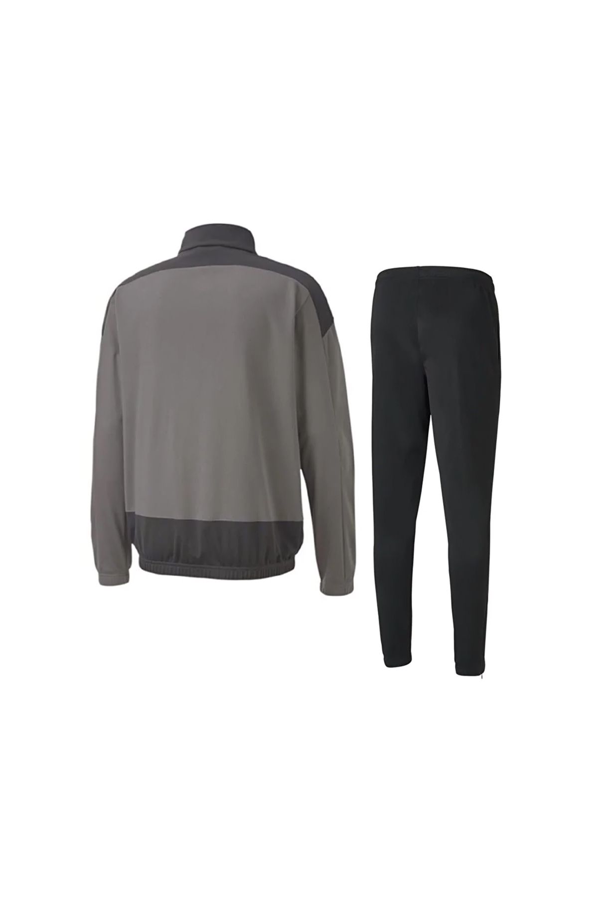 Puma grey fleece tracksuit sales