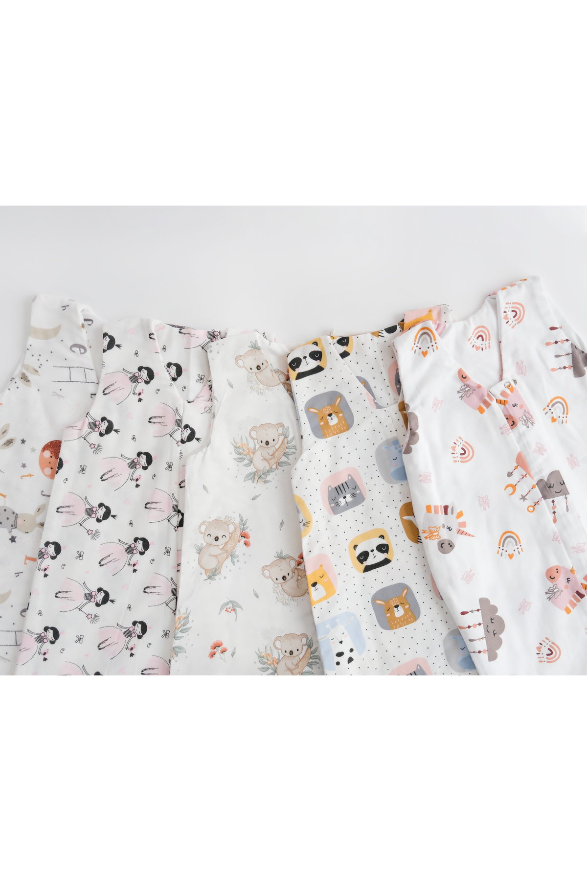 Las Vivas Kids Kışlık Bebek Torba Uyku Tulumu 1 Tog Kolsuz Organik Pamuklu Çocuk Tulumu Yenidoğan Tulum fotoğrafı 4 (önizleme)