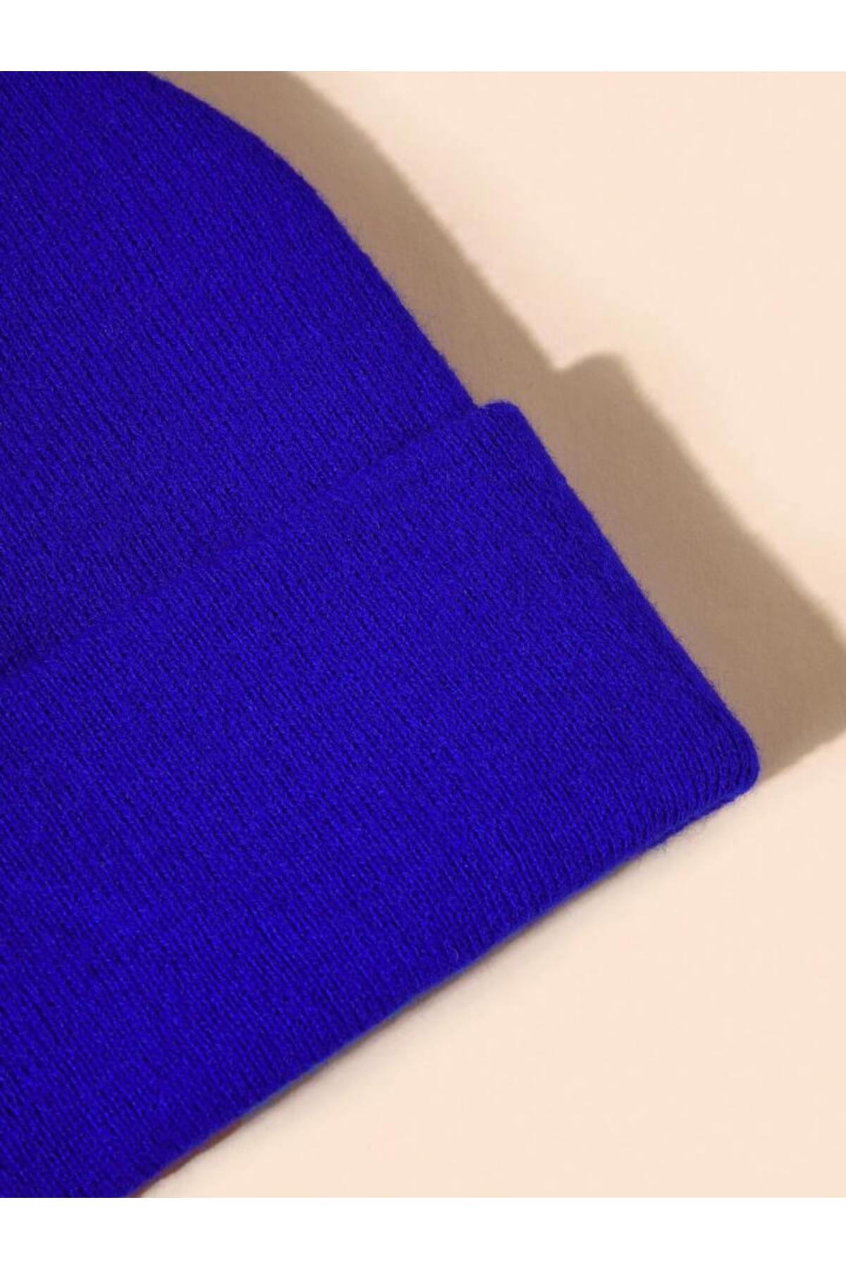 Eke Tekstil Unisex Katlamalı Kışlık Örme Bere görsel 4