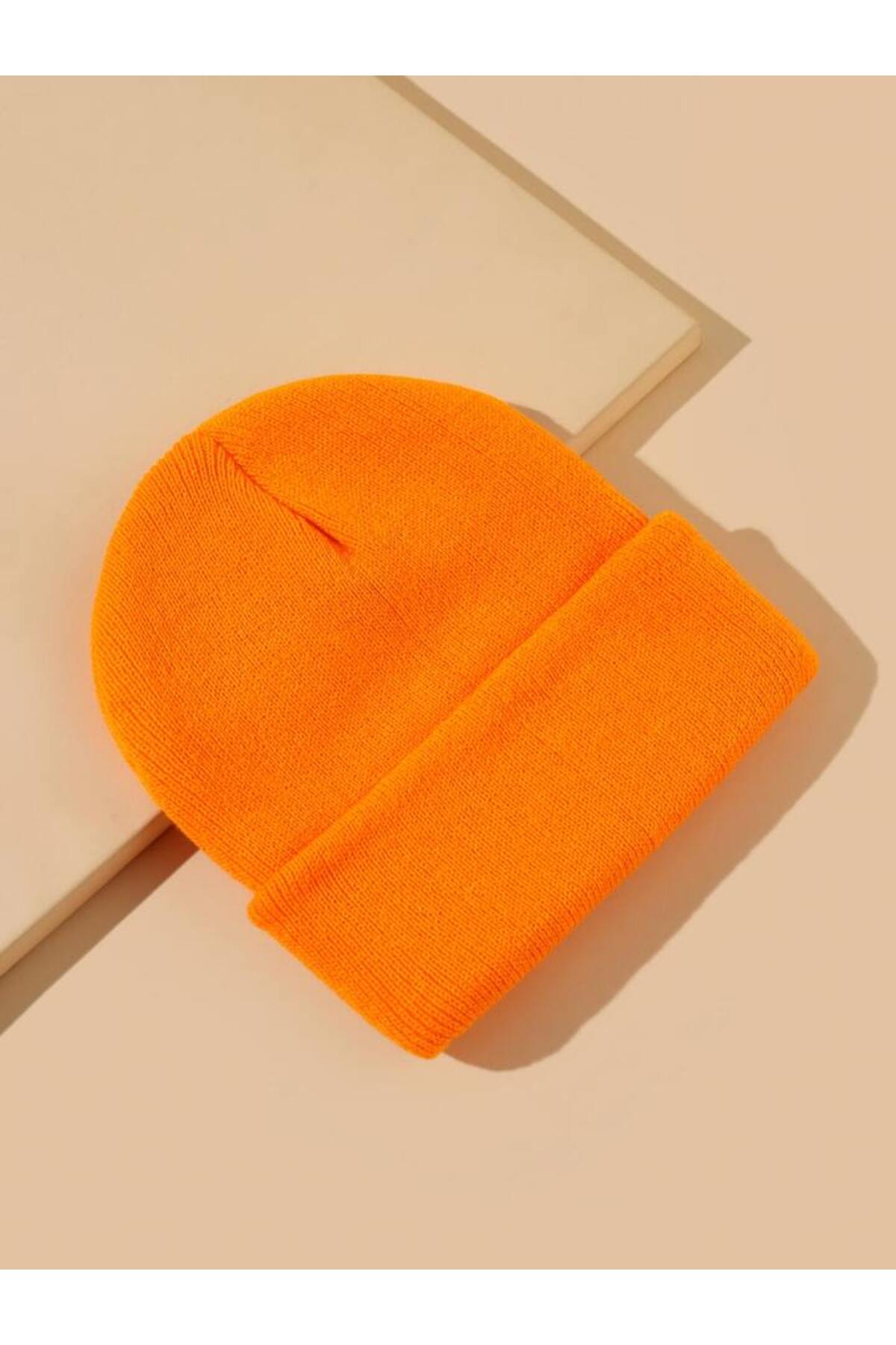 Eke Tekstil Unisex Katlamalı Kışlık Örme Bere görsel 5