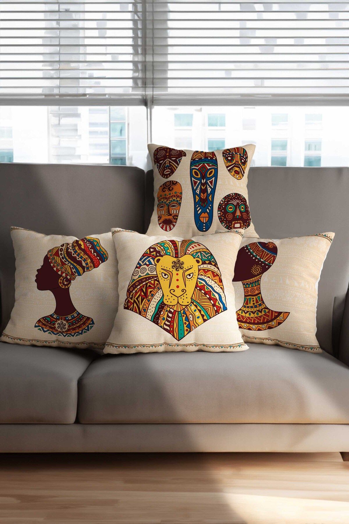 African print pillow cases top