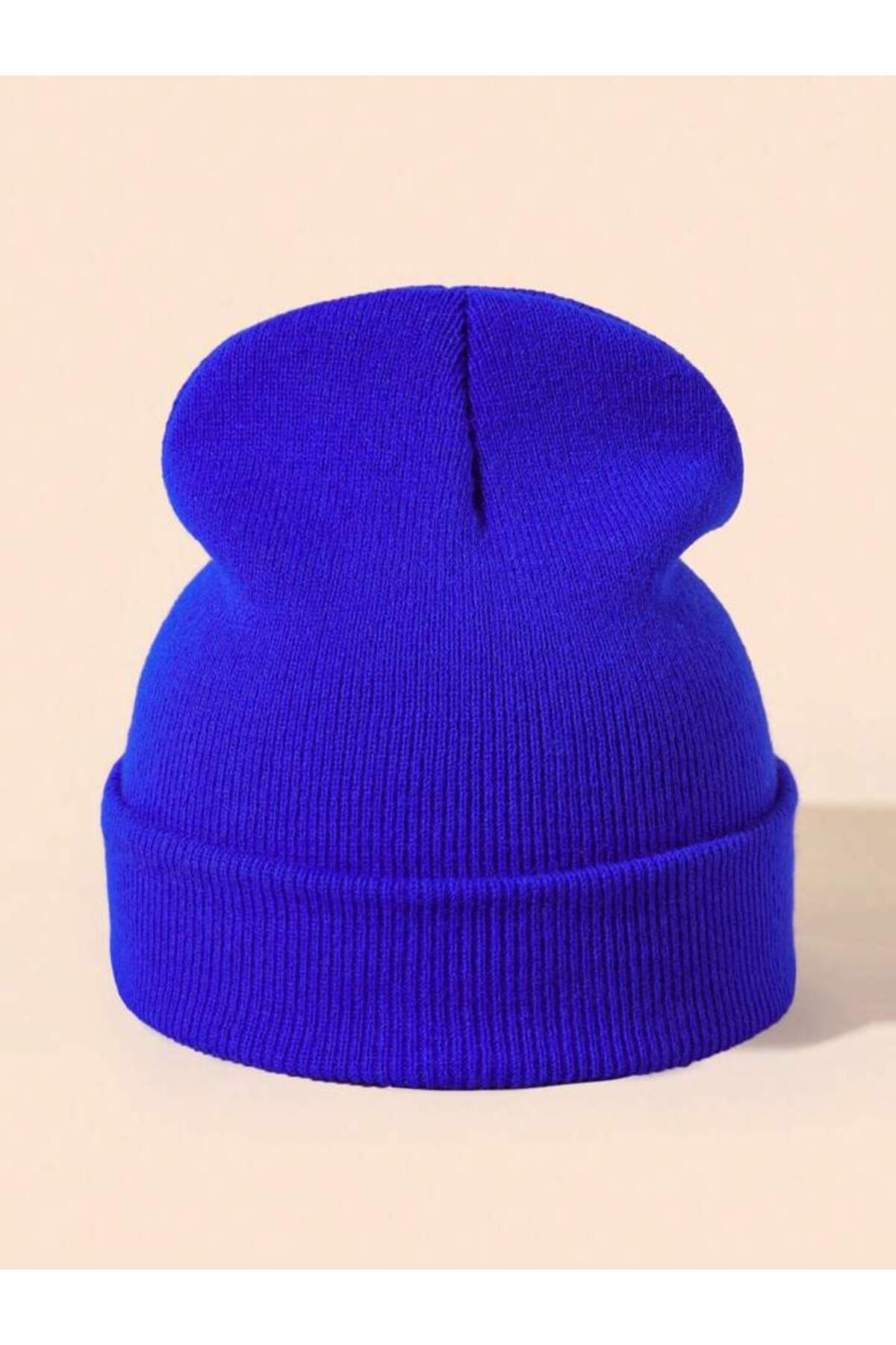 Eke Tekstil Unisex Katlamalı Kışlık Örme Bere görsel 3