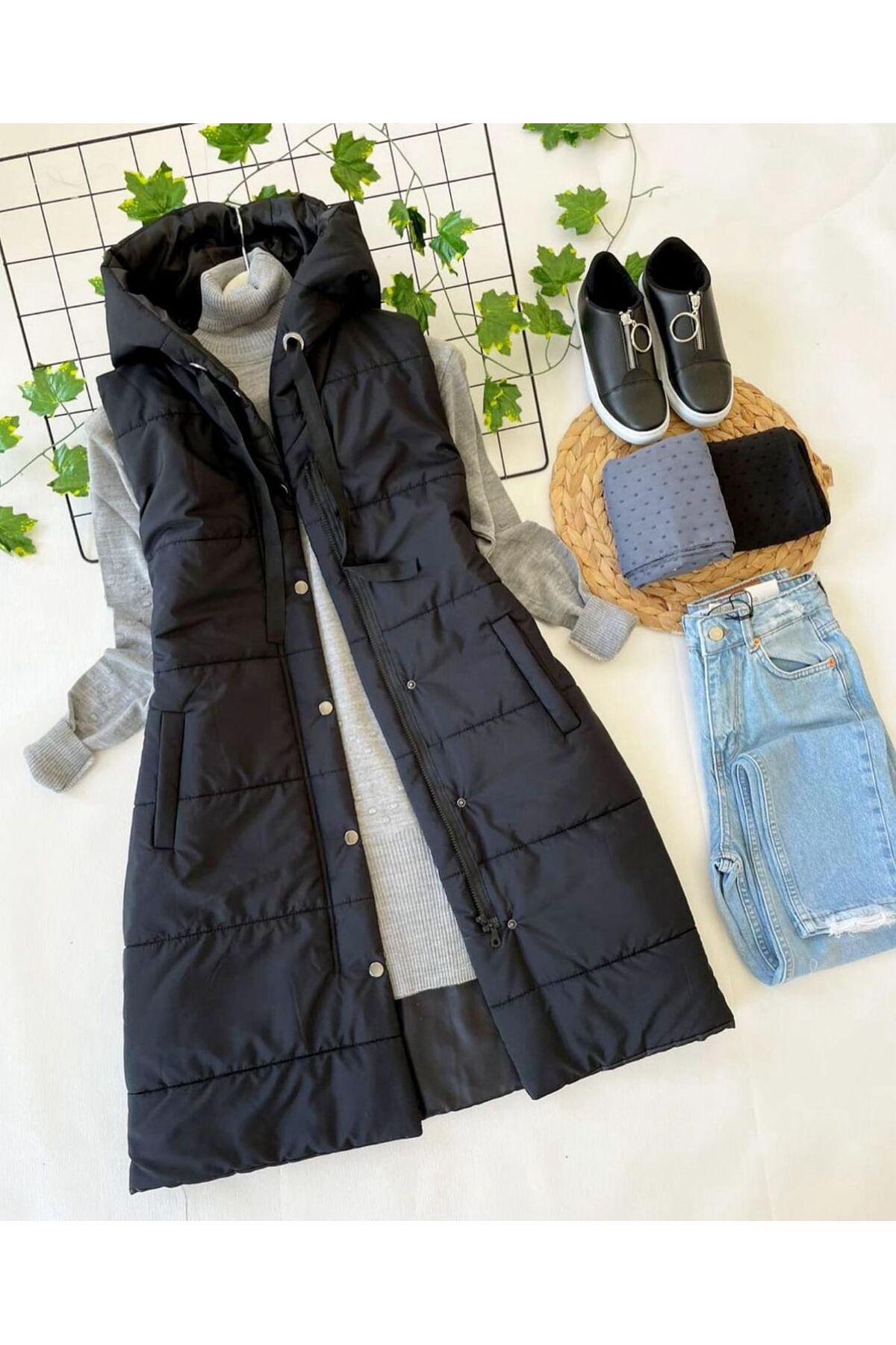 YILMAZBARMAZ KADIN KAPİTONE YELEK