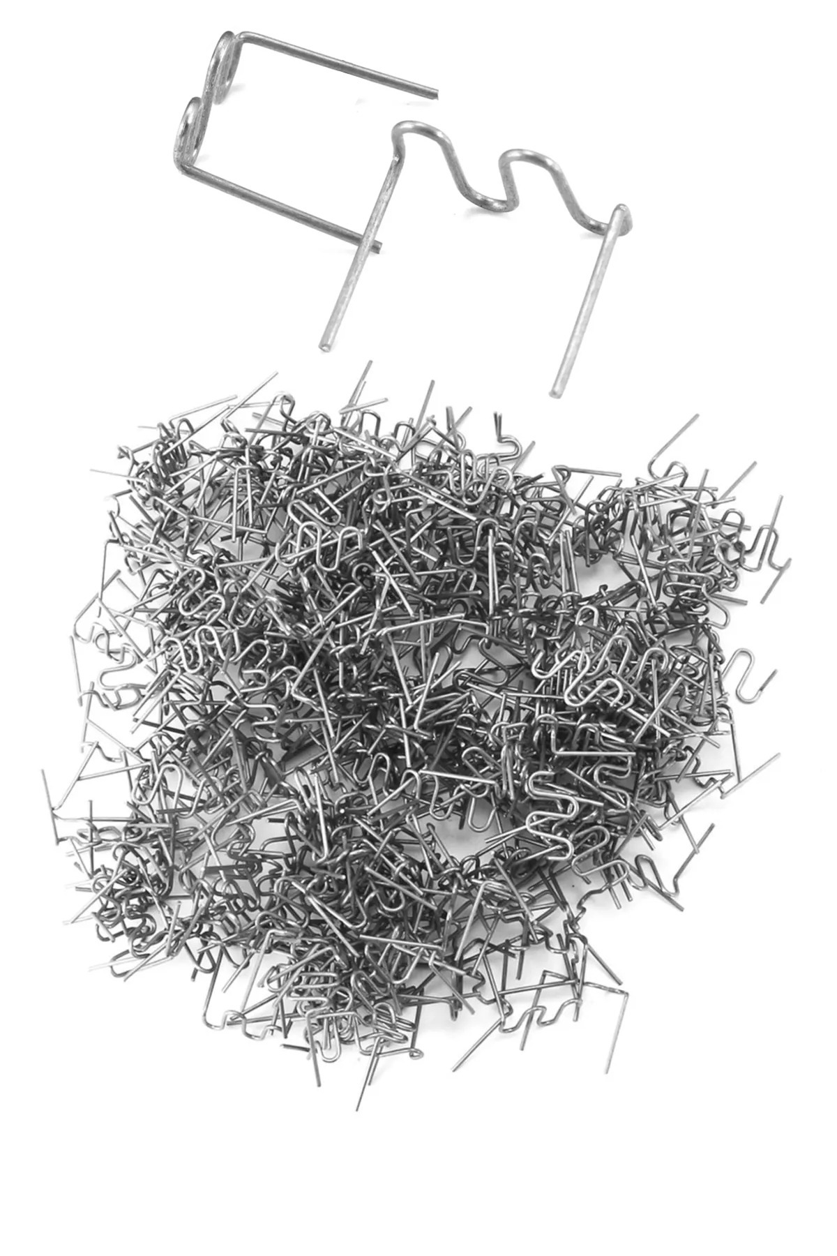 Streak 100 Adet 0.8mm Kaynak Tamir Makinesi Için Düz Zımba Teli Araba Onarım Tampon Plastik