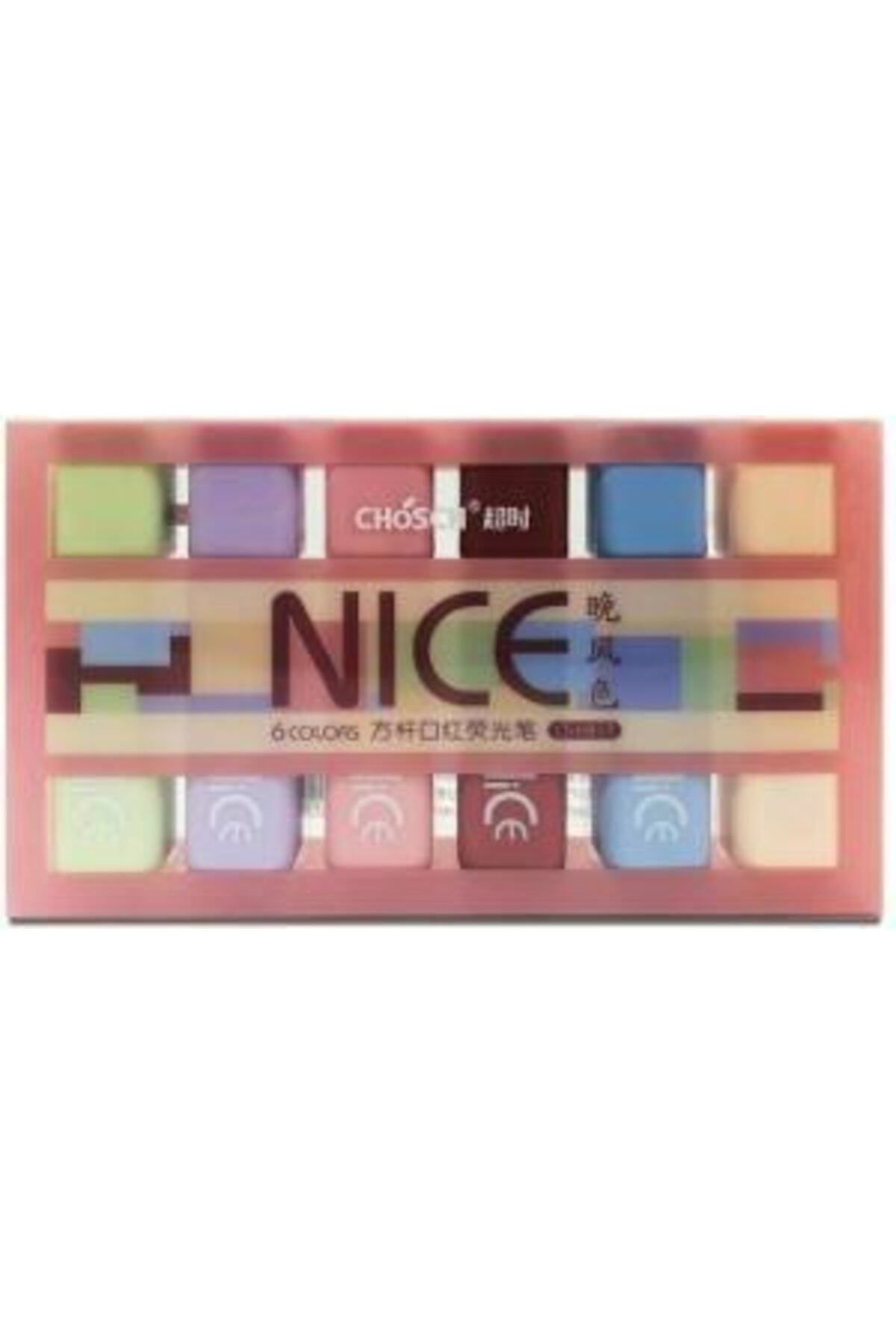 Maxx-Chosch Nice Highlighter Primary Colors 6 Pack H-817 3