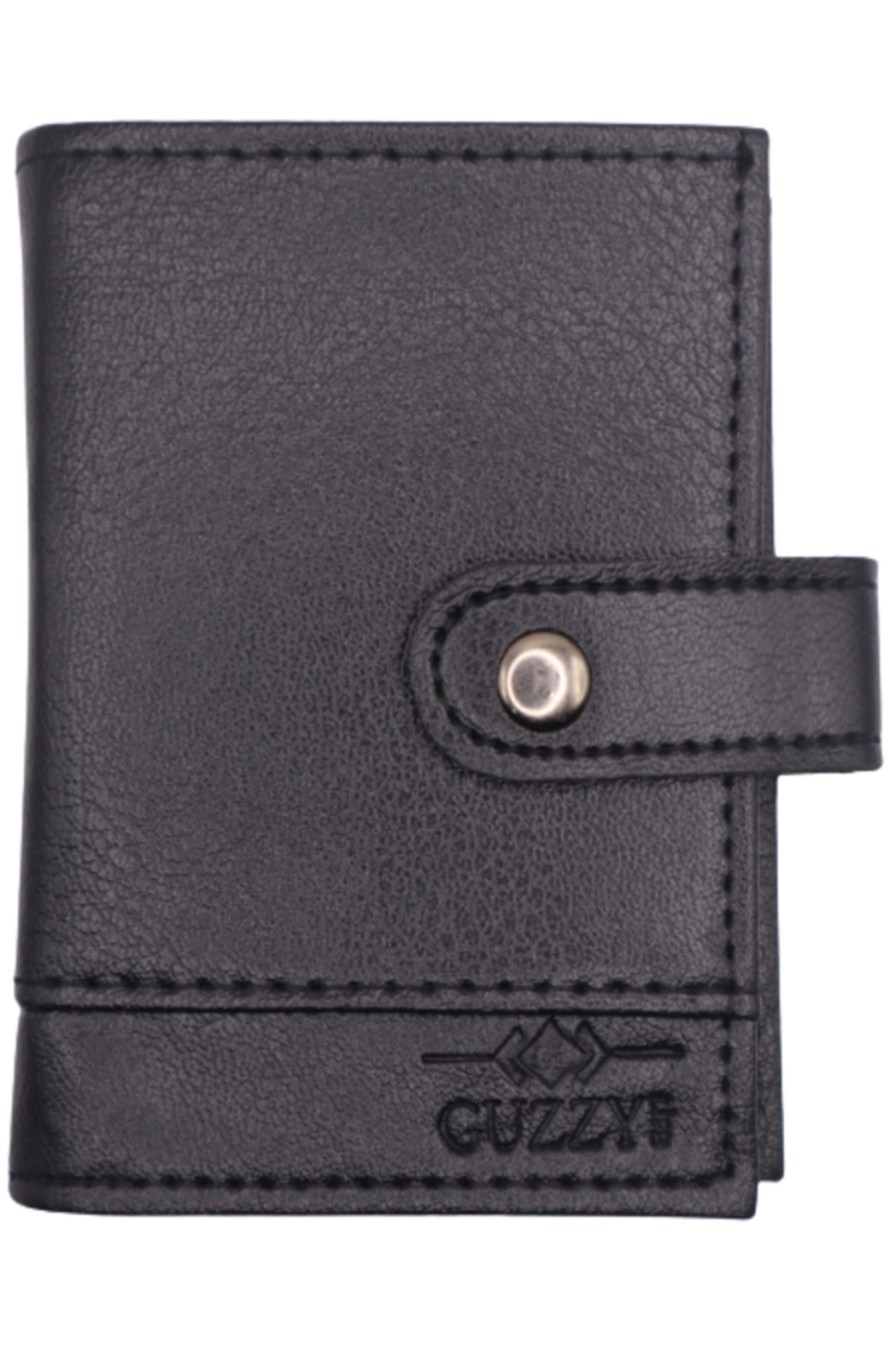 Astakos-Men's Vegan Synthetic Leather Vertical Cut Sports Classic Card Holder Wallet Width 8.5x11 cm 1