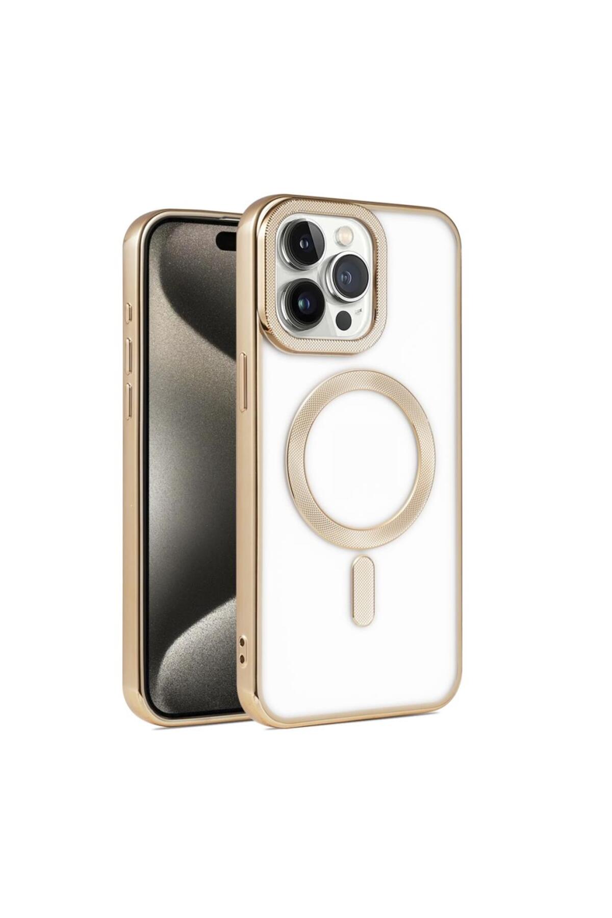 Apple iPhone 15 Pro Case Lumpy Design Magsafe Clear KRNS Case
