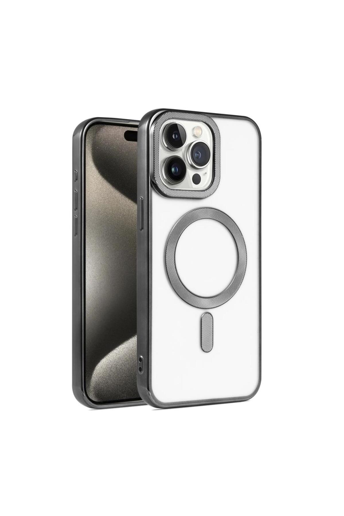 Apple iPhone 15 Pro Case Lumpy Design Magsafe Clear KRNS Case