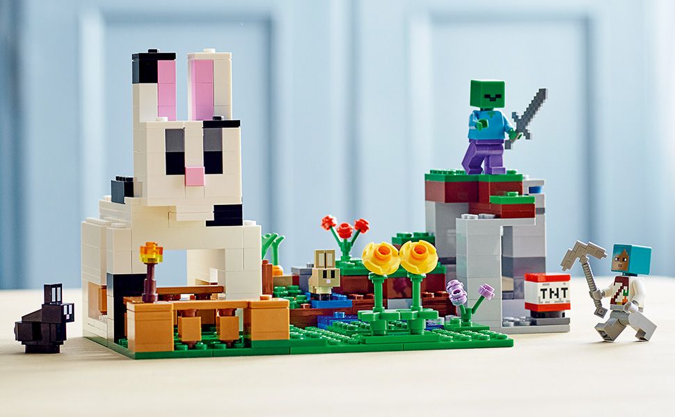 LEGO ® Minecraft® Tavşan Çiftliği 21181 Yapım Seti (340 Parça 