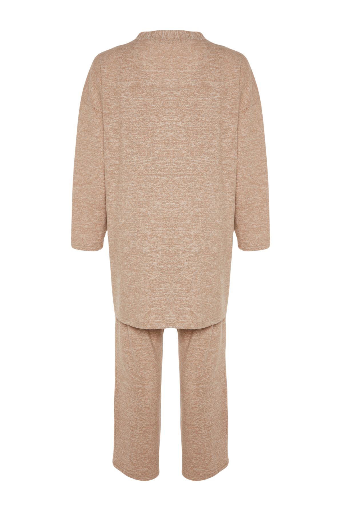 Trendyol Curve-Μπεζ Oversize Soft Plus Size Σετ 3 τεμαχίων - TBBAW24CP00022 6