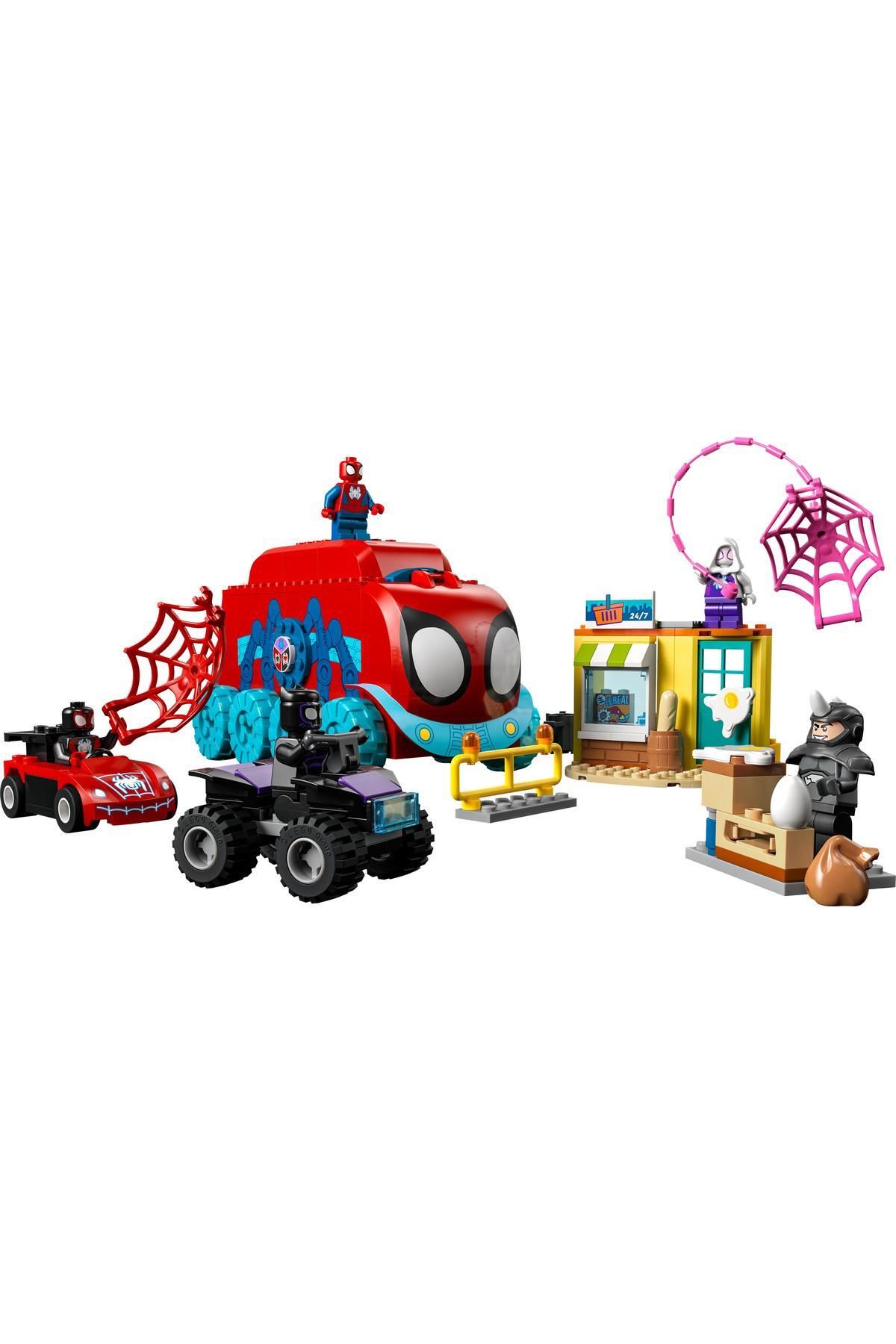 ست ساختنی ® LEGO® Marvel موبایل کارگاه تیم Spidey - اسباب بازی ساختنی برای کودکان 4 سال به بالا (187 قطعه) LEGO