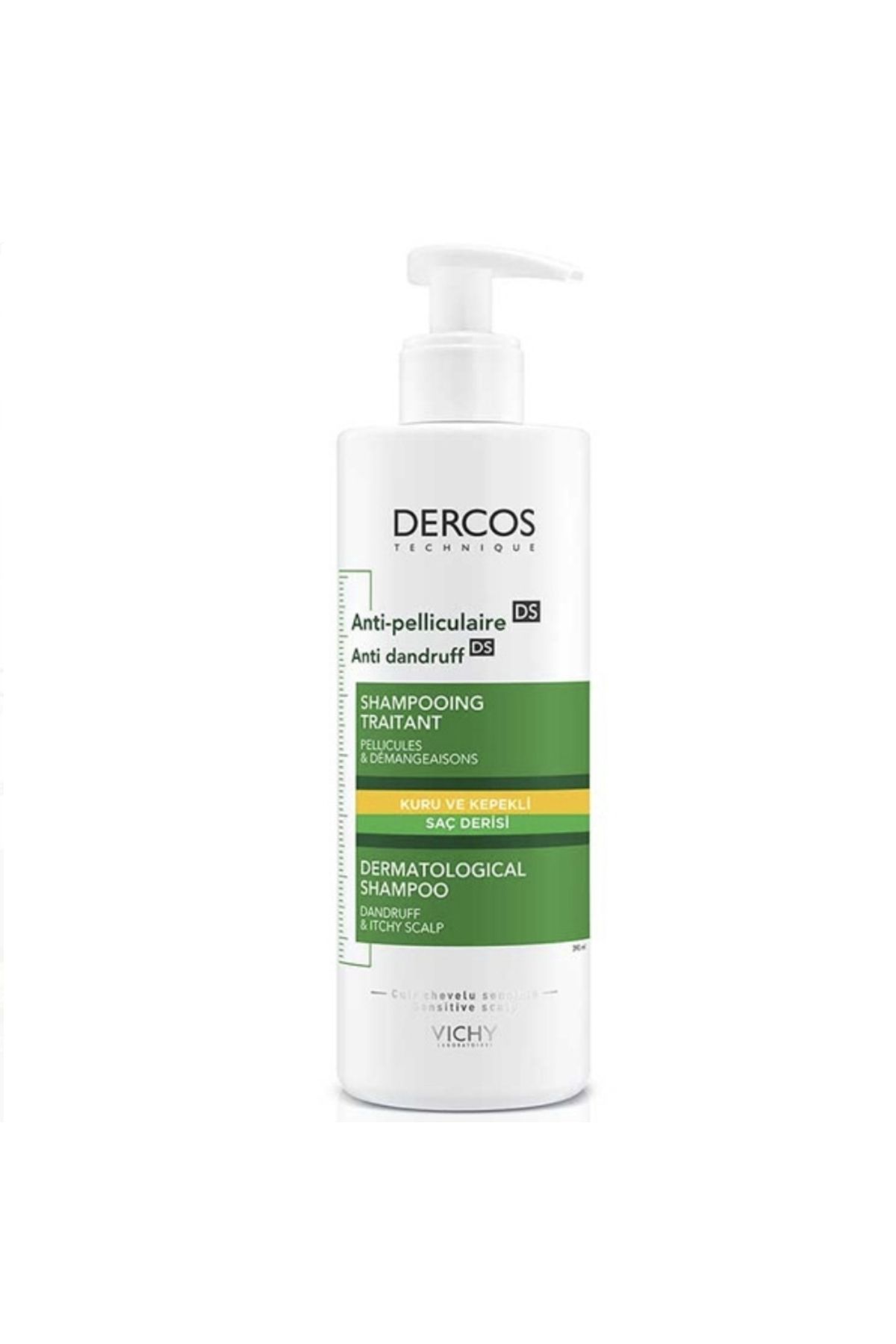 شامپو ضد شوره برای موهای خشک Vichy Dercos Anti Pel Sec 390 ML DEMBA598 Vichy