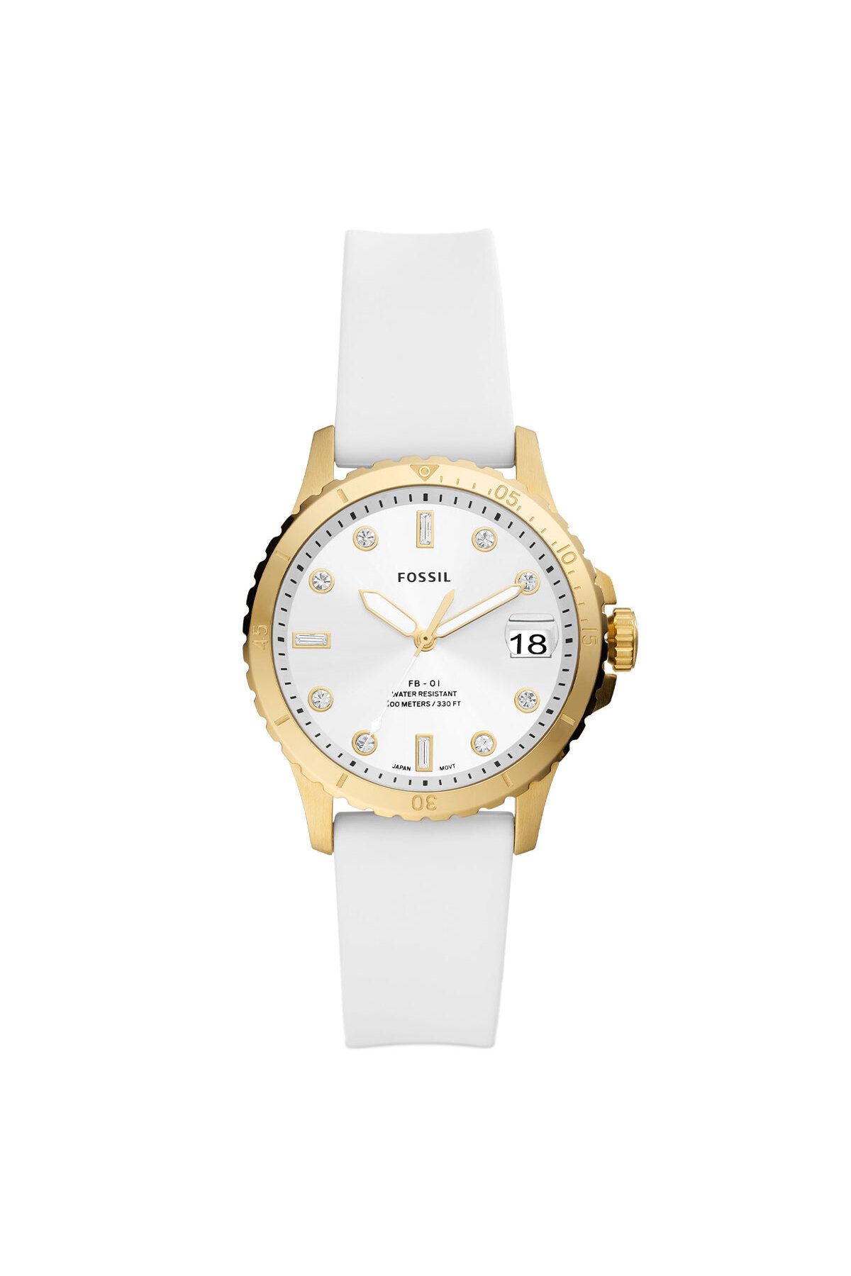 Fossil Watch Gold colored White Trendyol