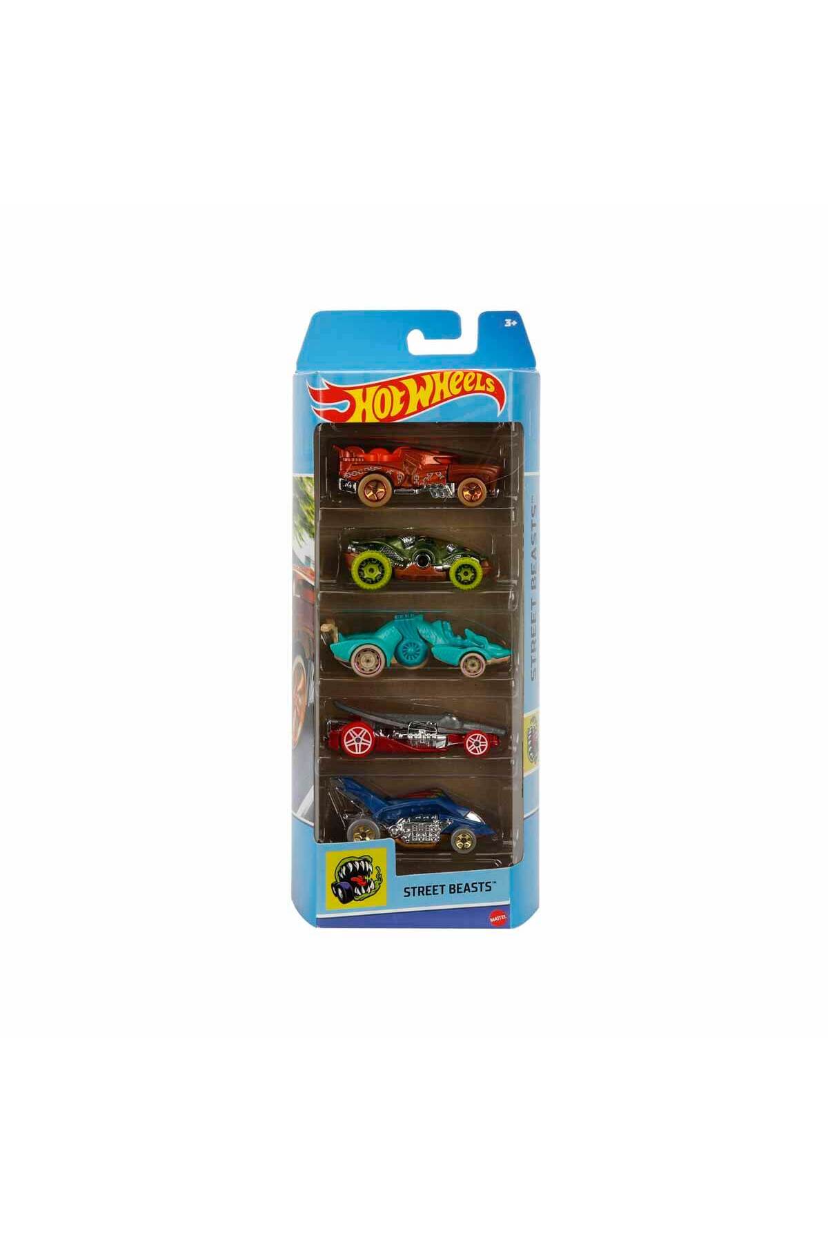 HOT WHEELS 5 Lİ ARABA SETİ STREET BEASTS ÖZEL SERİ HFV91 - Fiyatı