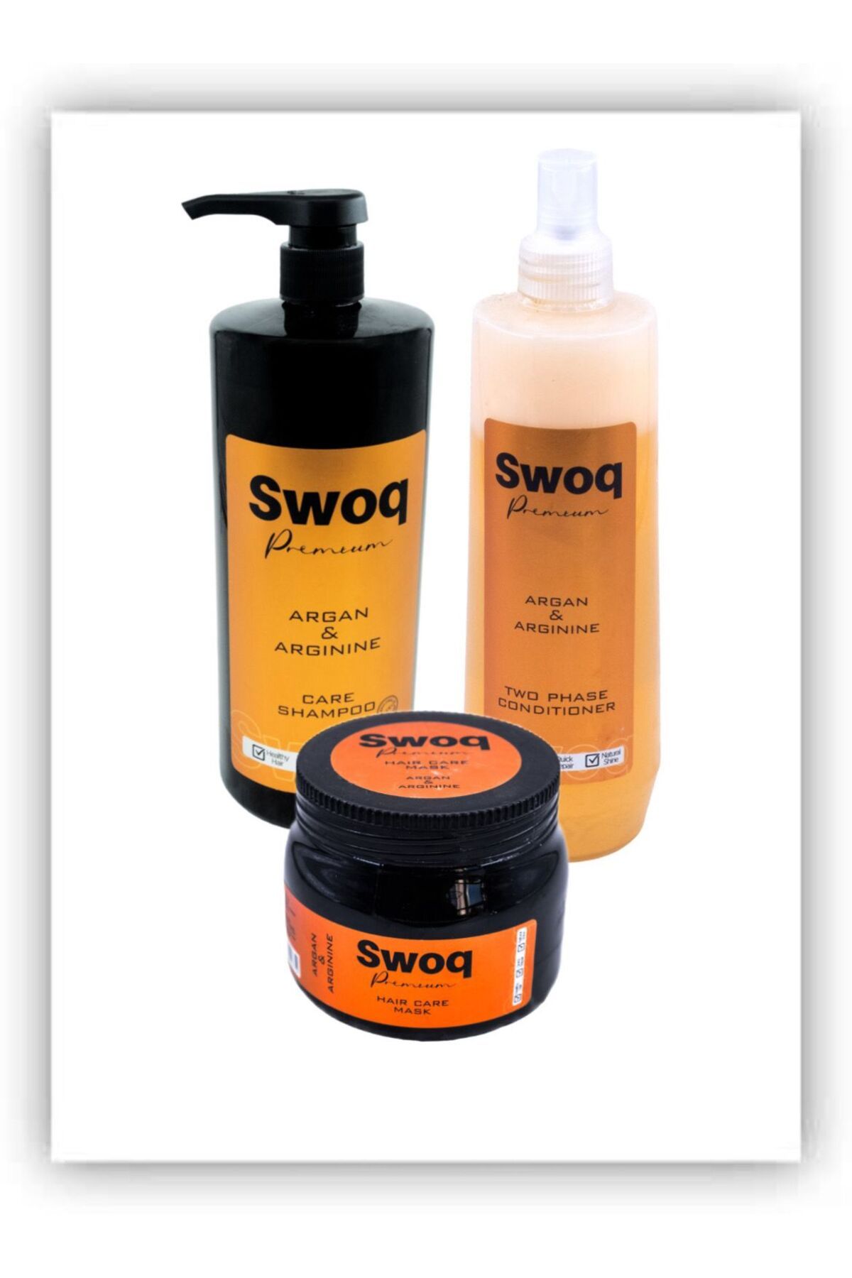 ست مراقبت از مو 3 تکه آرگان SWOQ