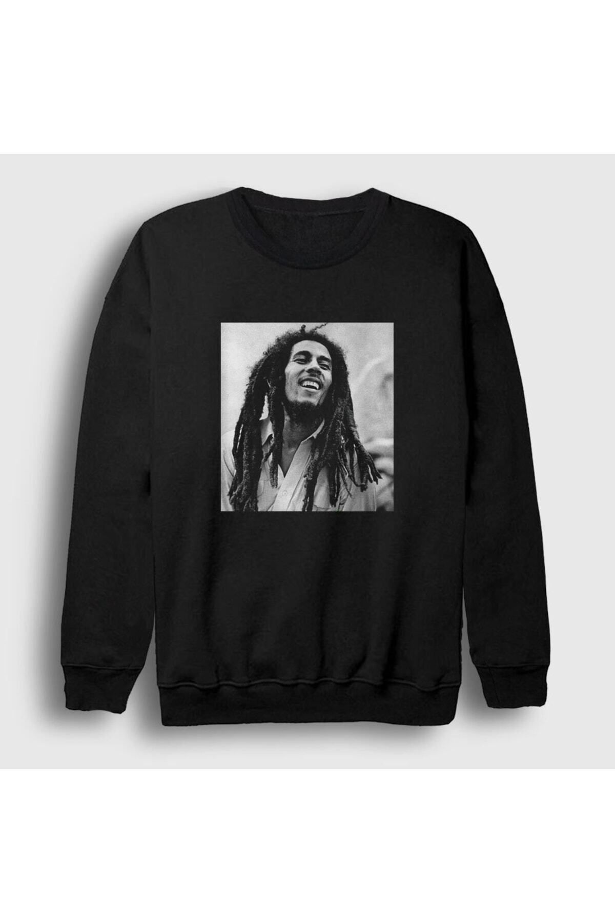 ZOKAWEAR Black Photo Bob Marley Sweatshirt 265523tt Trendyol