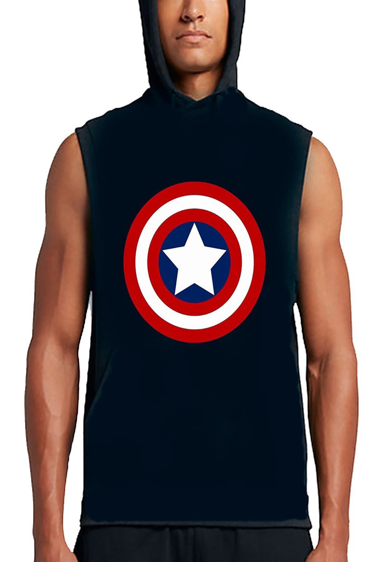 ZOKAWEAR C.america Unisex Sleeveless Hoodies Hoodie Sweatshirt