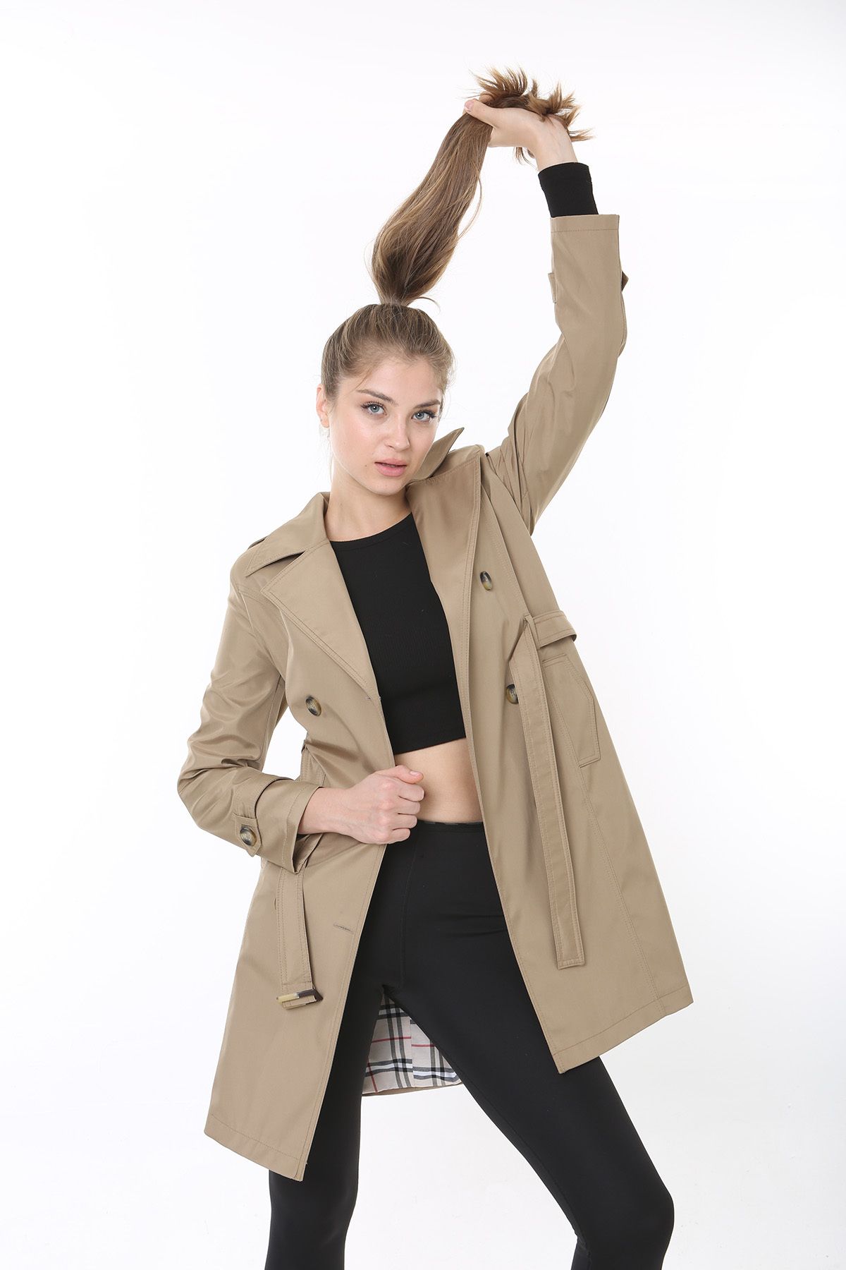 Water resistant sales trench coat womens