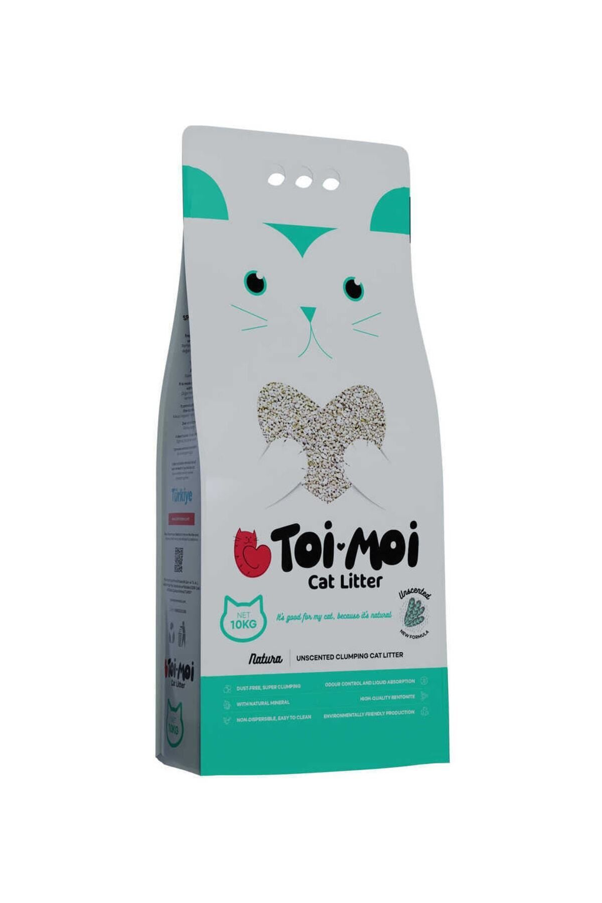 Toimoii Toi Moi Natura Grey Kokusuz Kedi Kumu 10 Kg