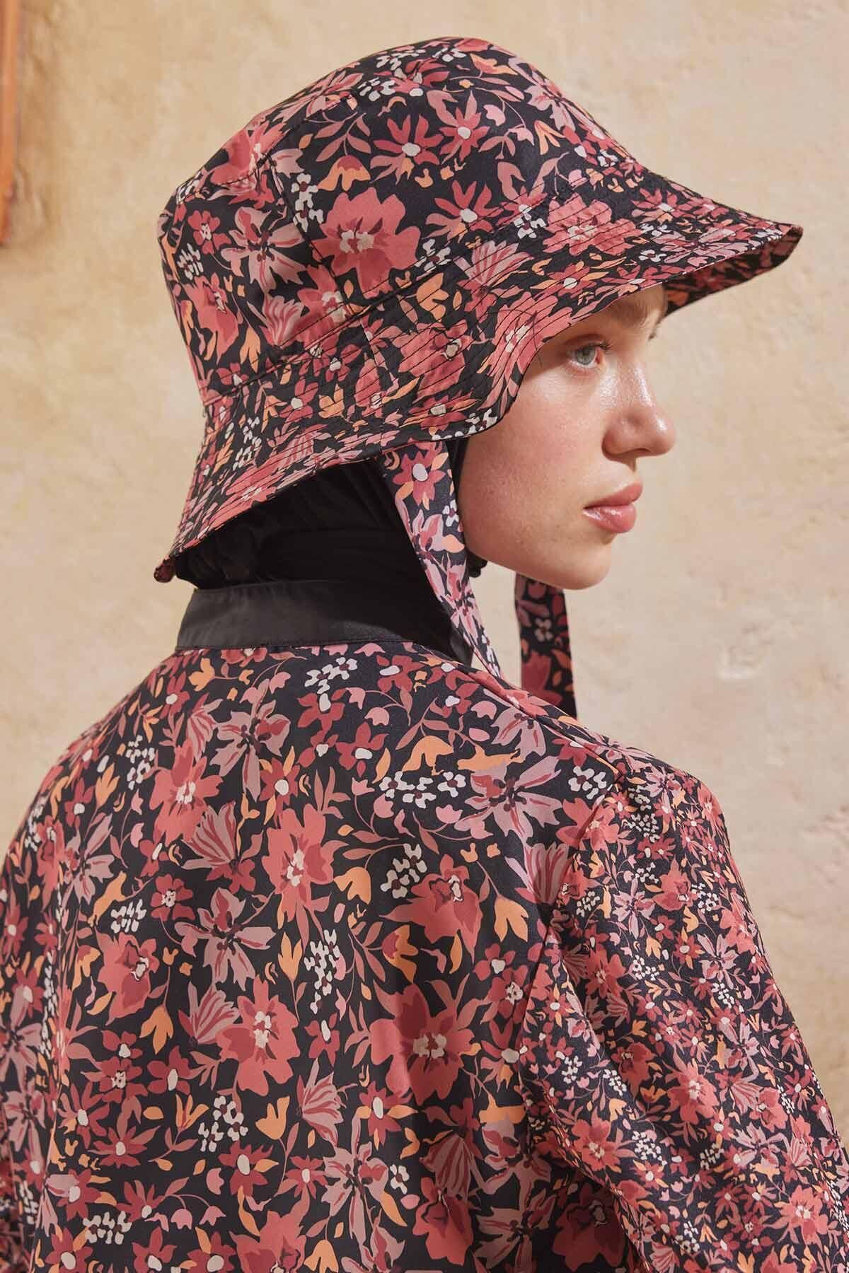 Manuka-TIE BUCKET KLOBOUK RETRO KVĚTINA 3