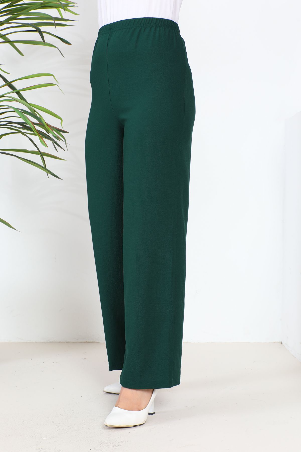 MARFİM-ELASTIC WAIST CREPE PANTS 3