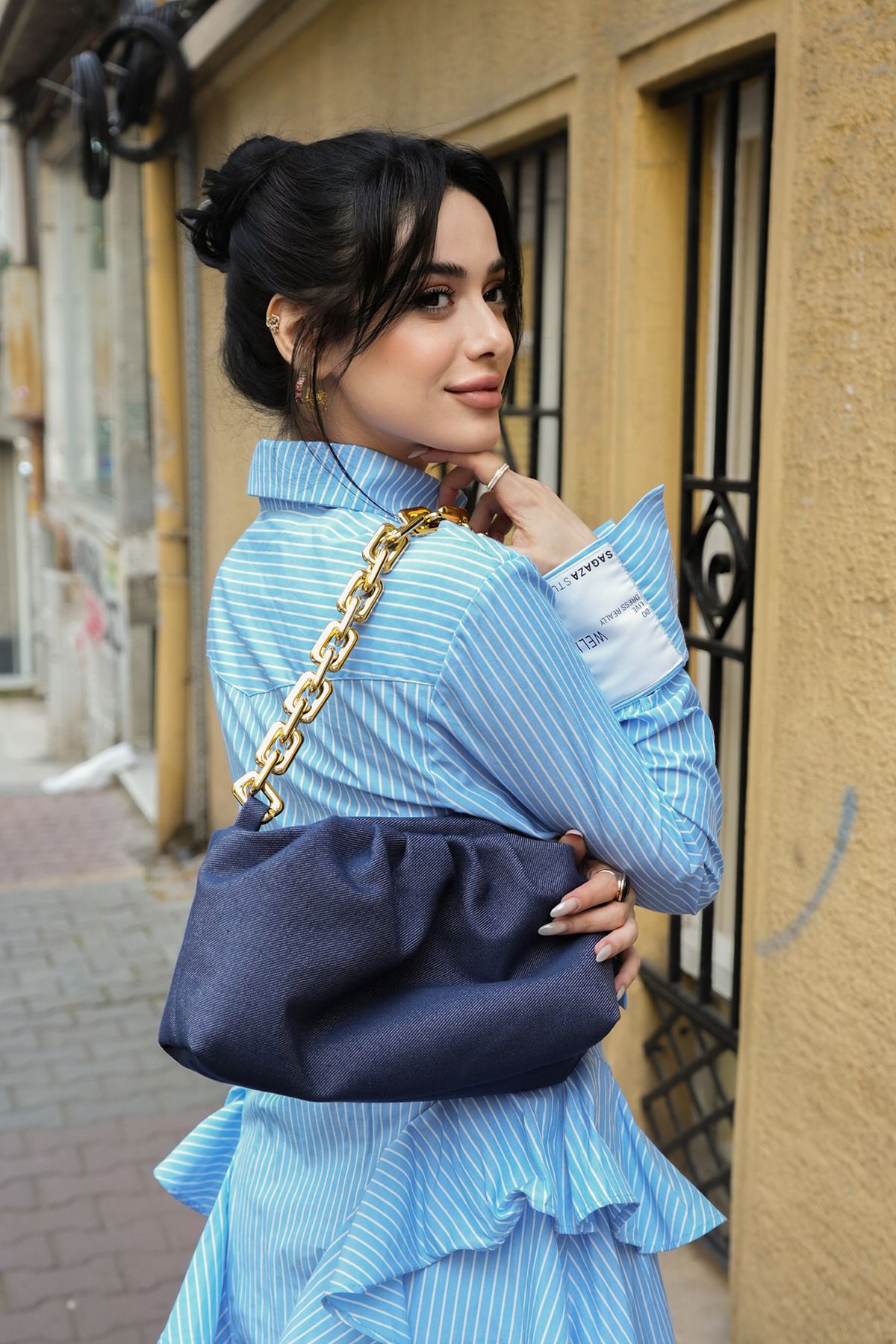 Denim hot sale jean bag