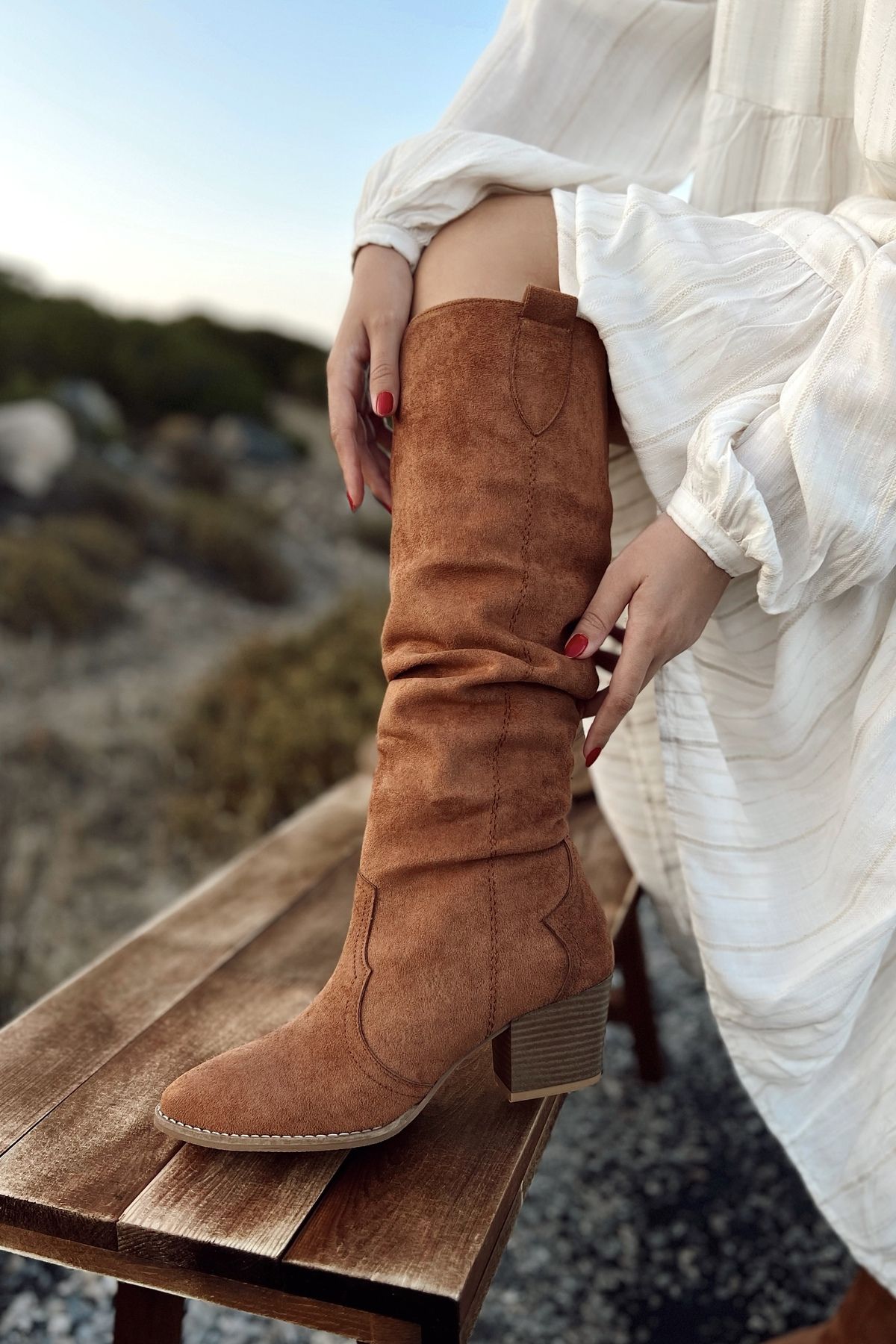 Women's lanae scrunch sale boots