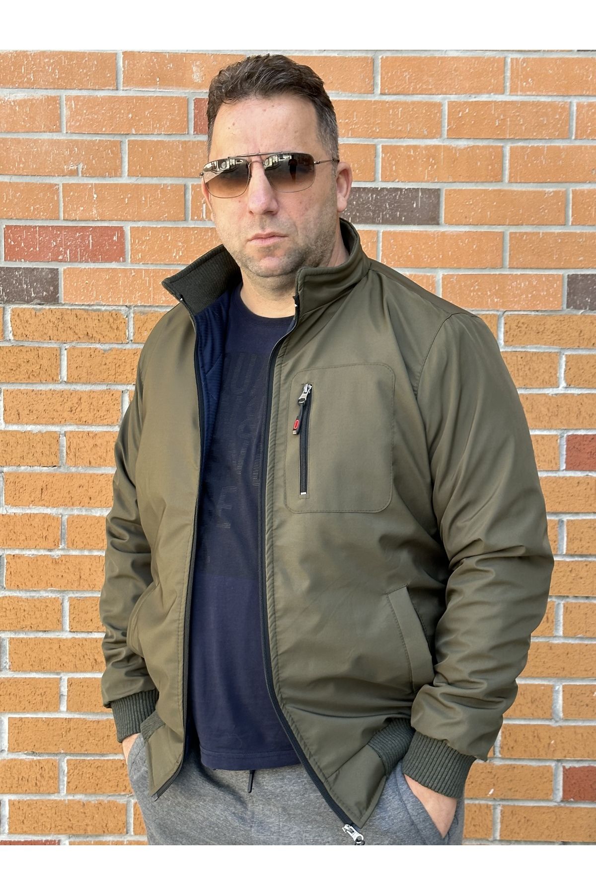 Khaki deals coat mens