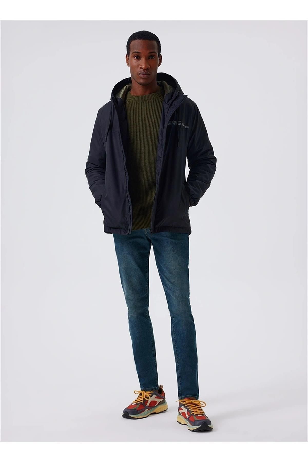 کاپشن مشکی مردانه سیاه کت اورجینال Lee Cooper