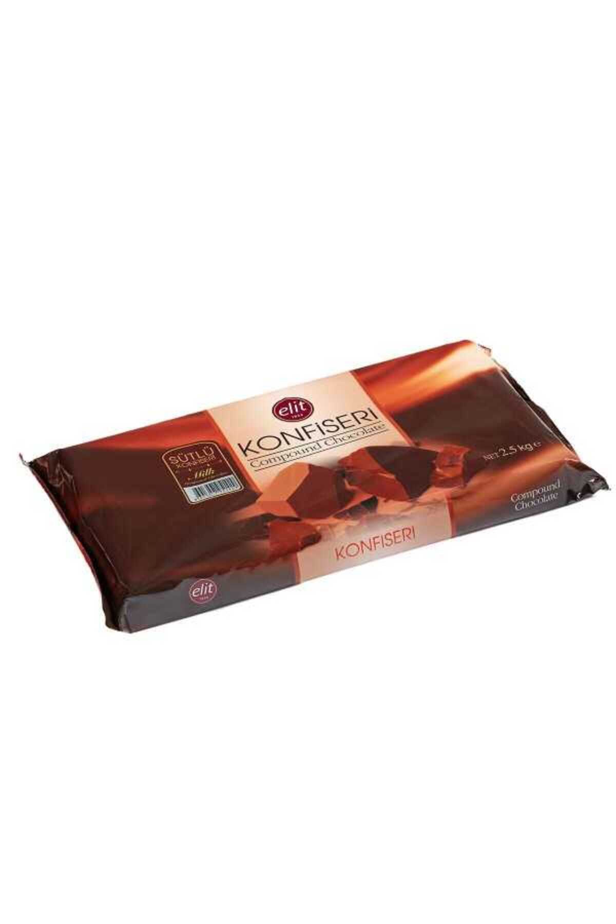 Elit Çikolata Sütlü Konfiseri 2,5kg Glutensiz