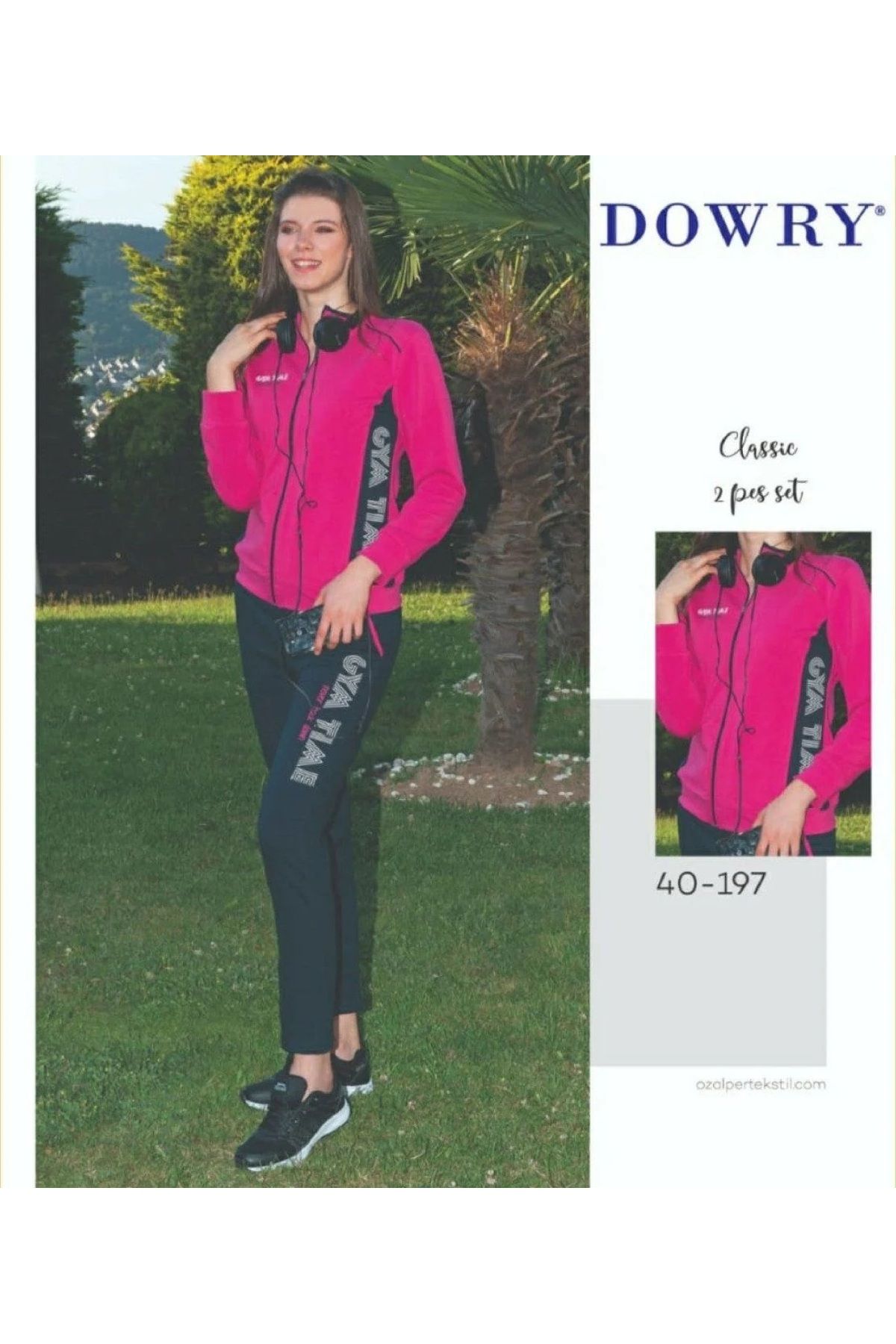 MK 21 Sports Sweatsuit Set Green Relaxed fit Trendyol