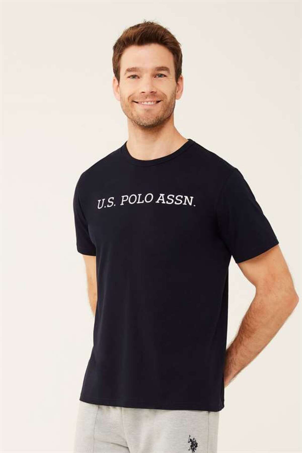 U.S. Polo Assn. تیشرت مردانه یقه گرد مشکی