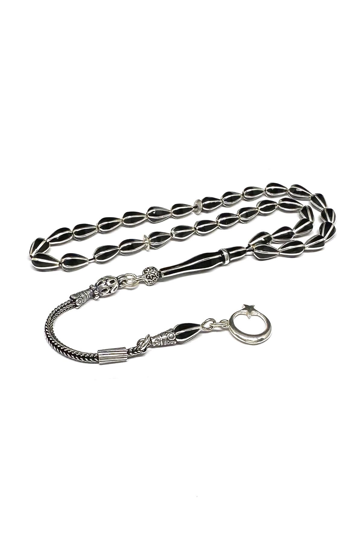 Fabula Silver Mine İşlemeli 925 Ayar Gümüş Tesbih Damla Kesim Fiyatı