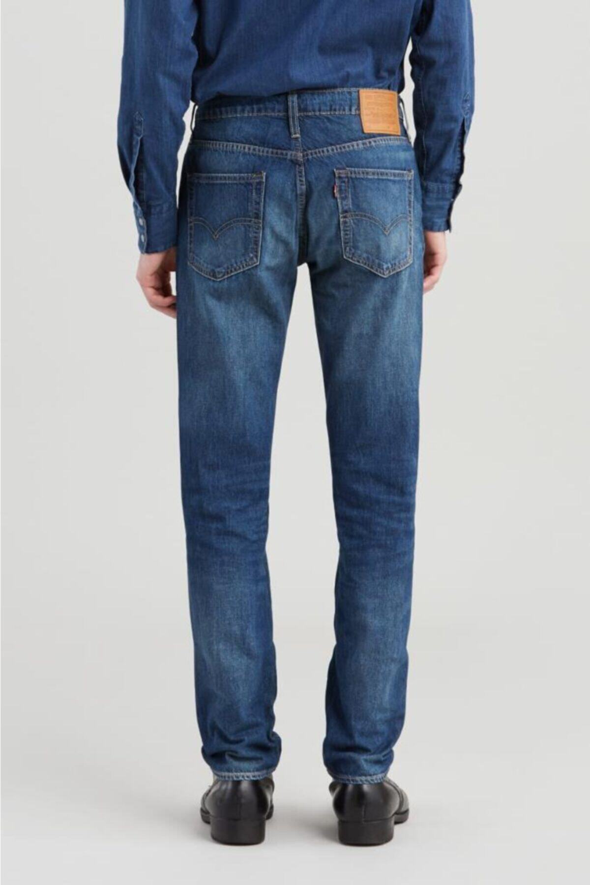 شلوار جین لیوایز مردانه پارچه آبی  راسته Slim/اسلیم فیت فاق کوتاه   Slim/اسلیم فیت Daily/روزانه | Levi's 04511-3296 - تصویر 3