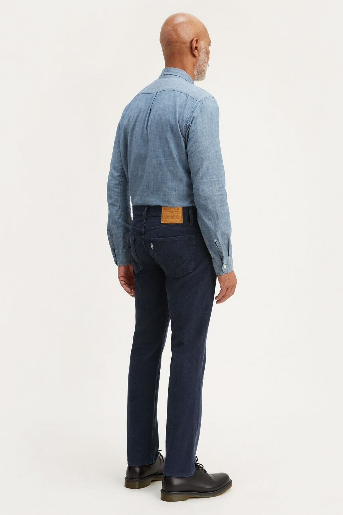 شلوار جین لیوایز مردانه  آبی سرمه ای  راسته Slim Fit/اسلیم فیت فاق نرمال   Slim/اسلیم فیت Daily/روزانه | Levi's 04511-3853 - تصویر 3