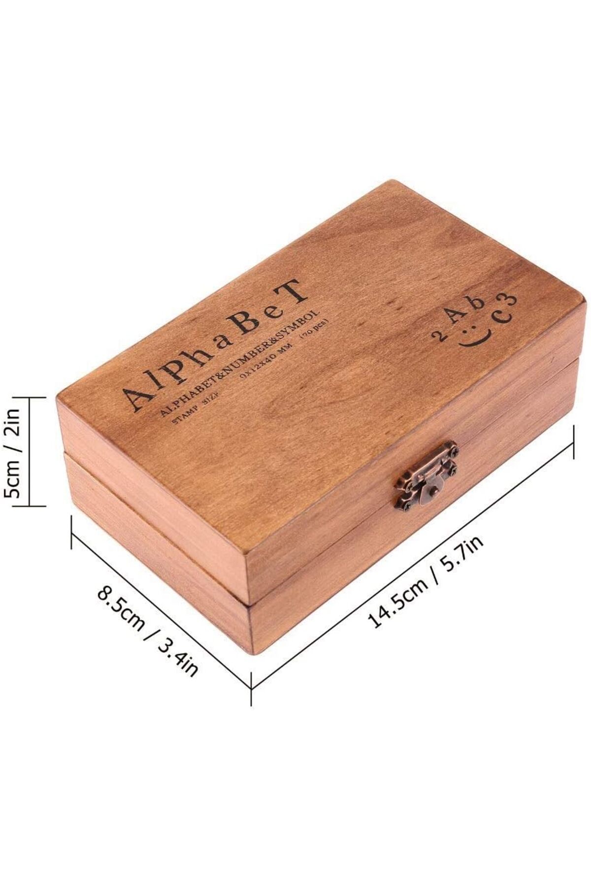 Bosile Damga Mühür Seti-70 Adet Retro Ahşap Mühür-damga Seti- A-z-0-9 Scrapbooking Büyük Ve Küçük Harfler