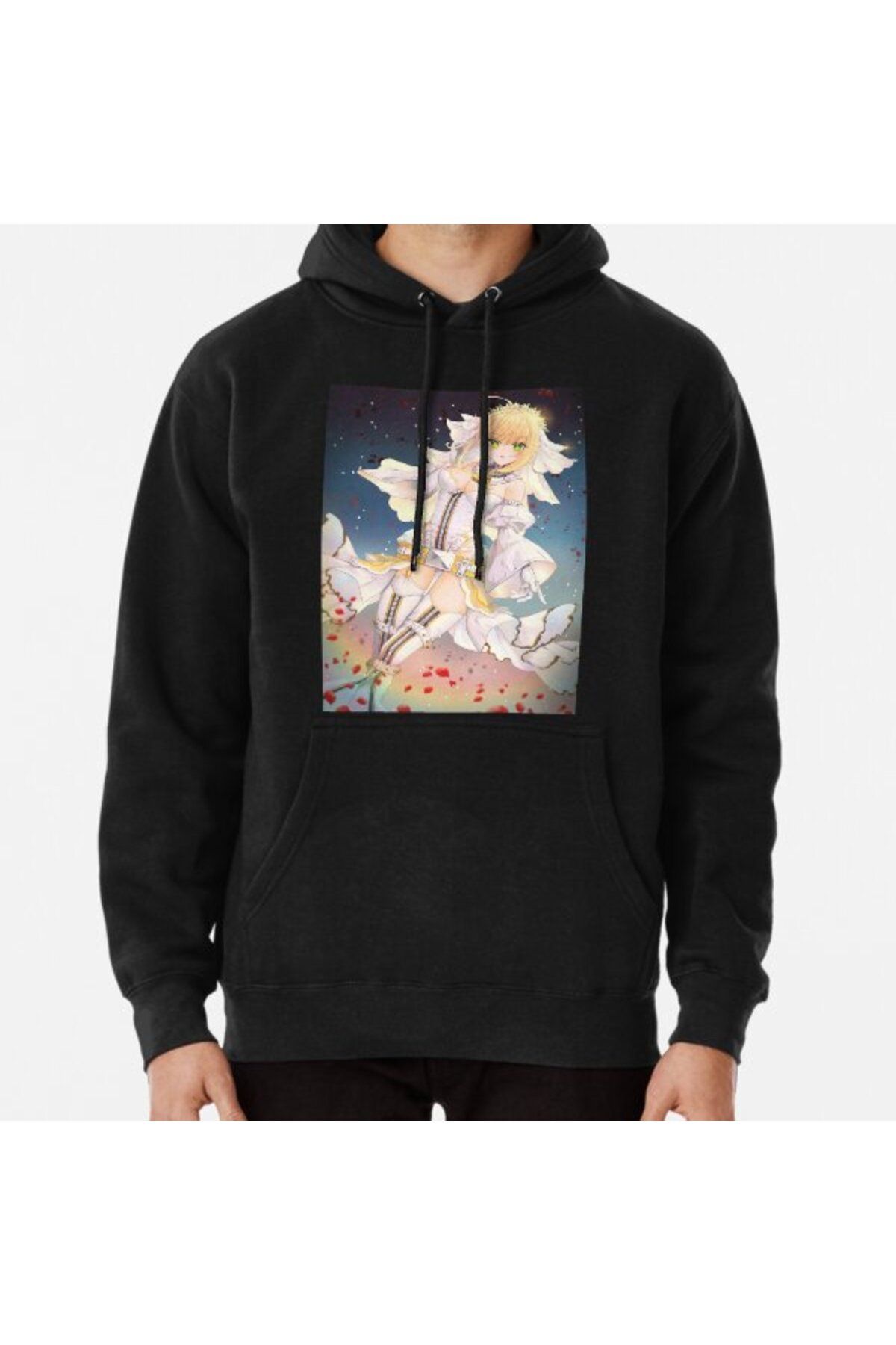 ZOKAWEAR Sexy Anime Girl Printed Hooded Sweatshirt Hoodie Trendyol