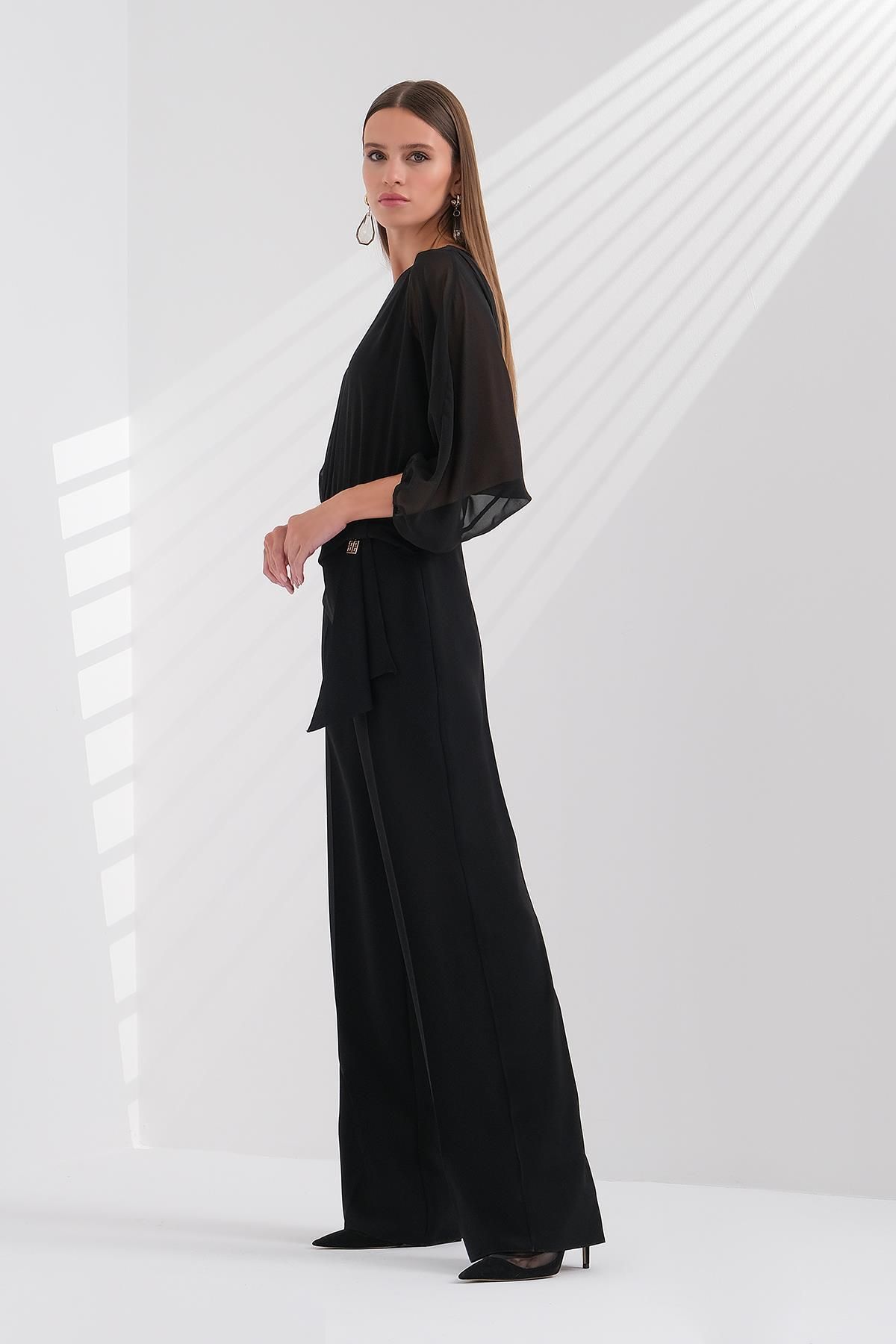 Three quarter length jumpsuit sales