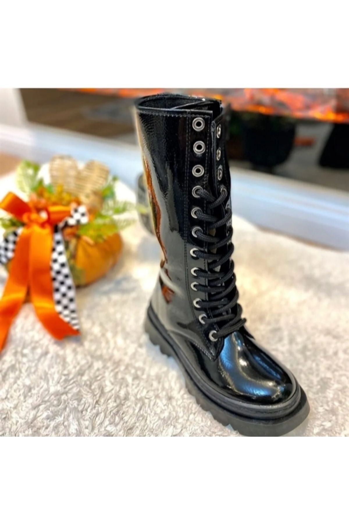 Children's knee high leather boots best sale