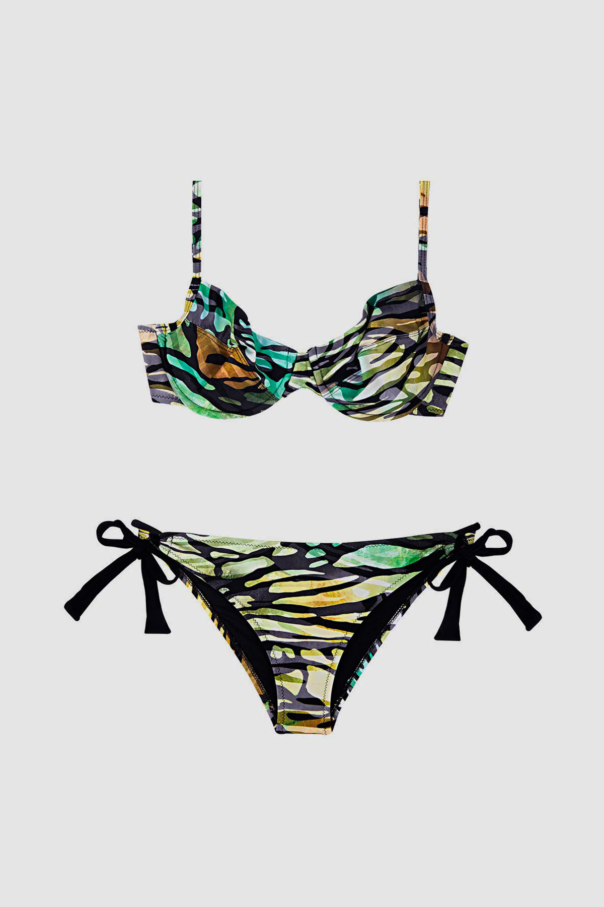 AYYILDIZ-5547 Set bikini galben de recuperare 3