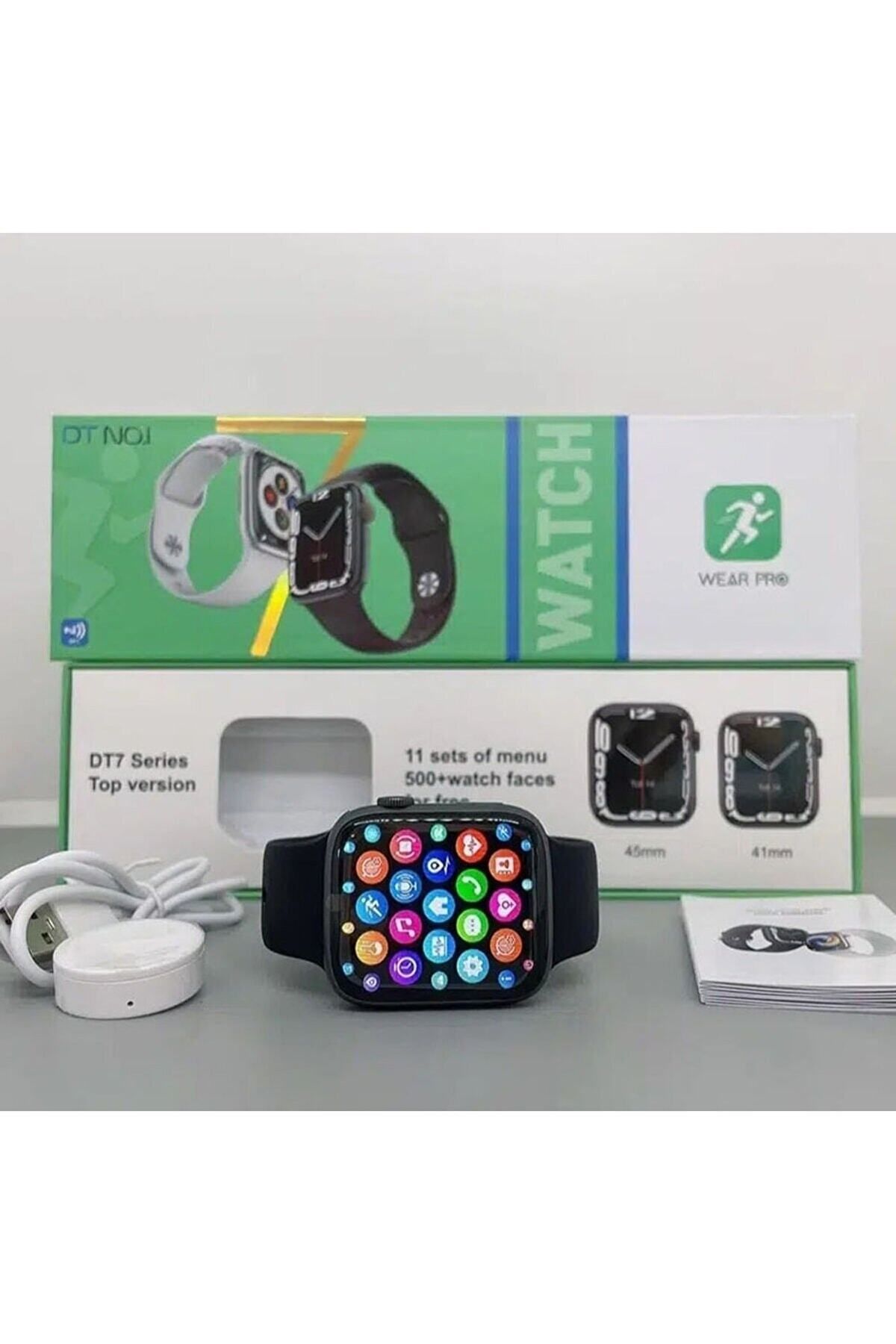 Watch 7 Max Dt7 No.1 I7 Smartwatch 2022 Siri Nfc Ip68 Suya Dayanıklı Kablosuz Şarj Akıllı Saat