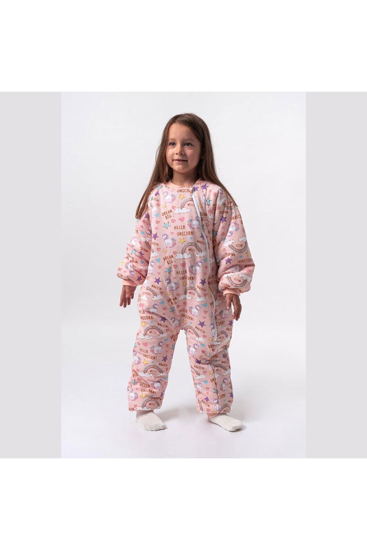DIDuStore BEG SA 2 7 YEARS UNICORN PATTERNED GIRL S SLEEPING BAGS