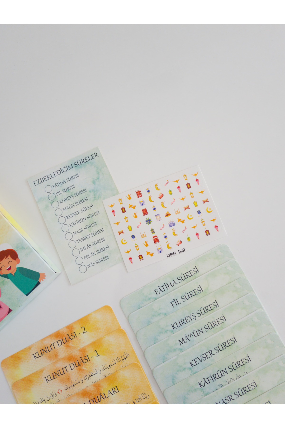 lamel shop Duâ/Sûre Ezberleme Kartlarım / Eğitici kartlar fotoğrafı 3 (önizleme)