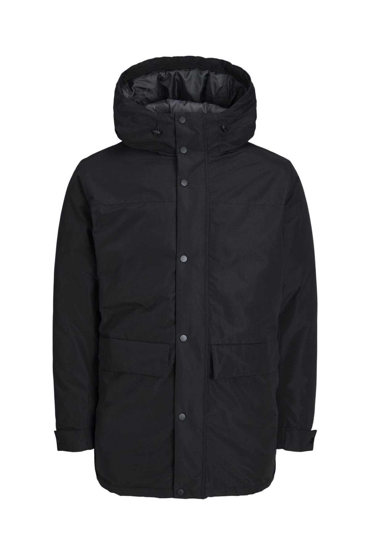 Jack Jones JACK JONES Men s Long Coat Hooded Parka 12236015