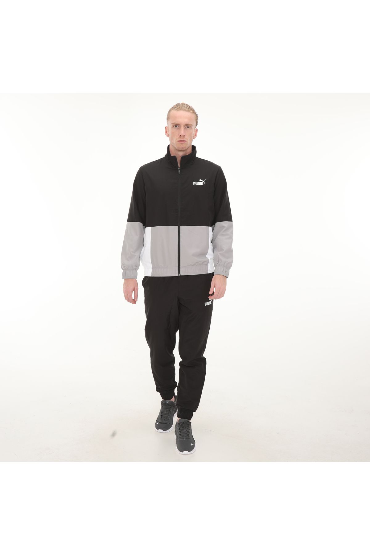 Puma 675966 01 Puma Woven Tracksuit Cl Black Erkek E ofman Tak m