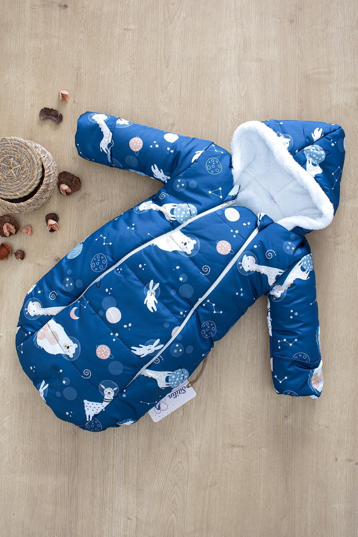 Sitilin Baby Boy Girl Astronaut Cosmonaut Footless Jumpsuit Coat 0