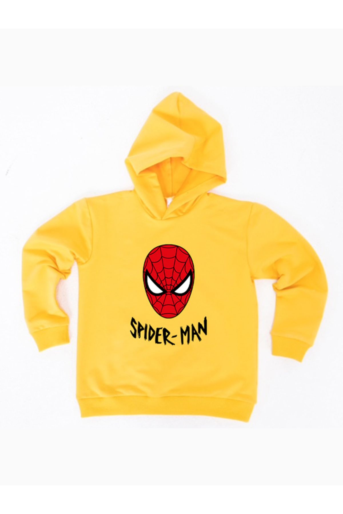 SPIDERMAN-Hanorac pentru copii din țesătură de bumbac cu glugă cu imprimeu spiderman 1