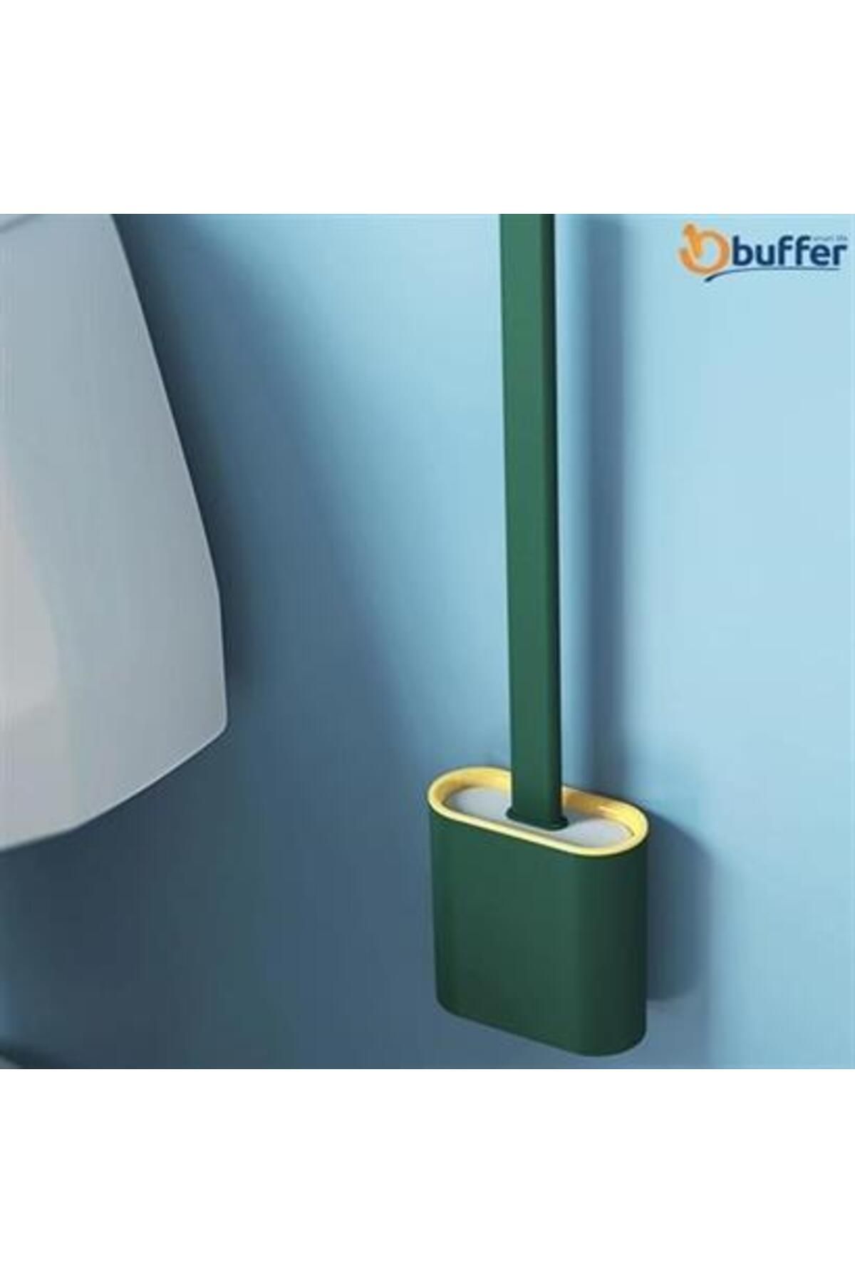 Green shop toilet brush