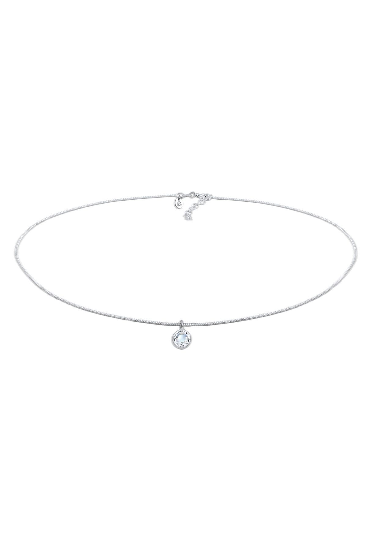 ELLI-Halskette Halsband Basic Stein Kristall 925 Silber 1