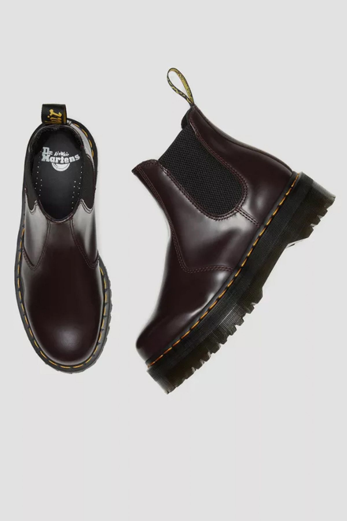 Dr Martens Ankle Boots Burgundy Flat Trendyol
